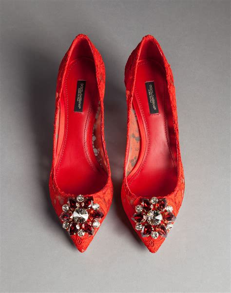 dolce and gabbana red heels.